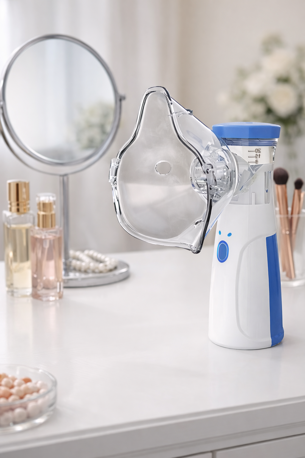 VeloraRed Mini Facial Steamer